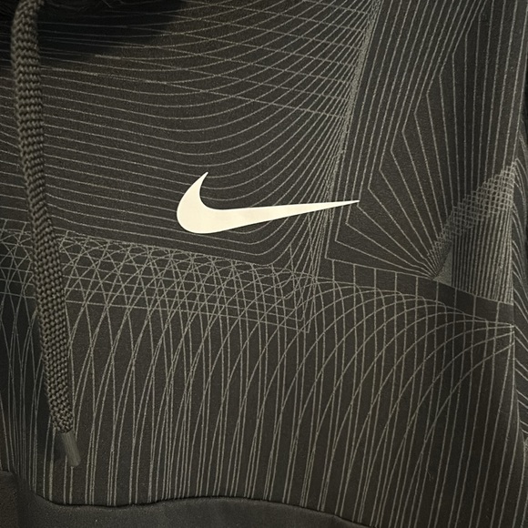 Nike Dri-Fit black hoodie size XL. Fleece like polyester - Picture 3 of 13